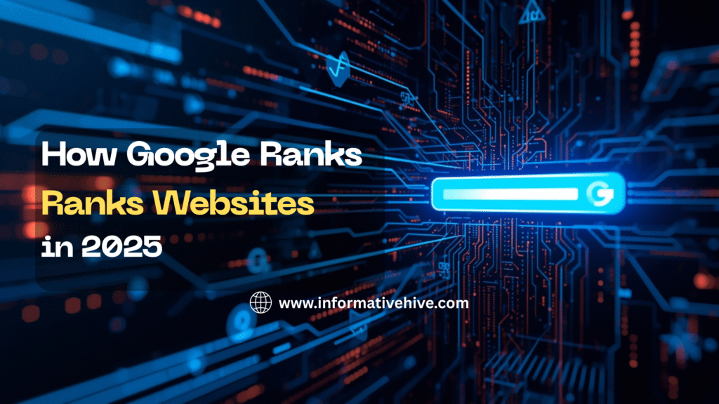 How Google Ranks Webistes in 2025